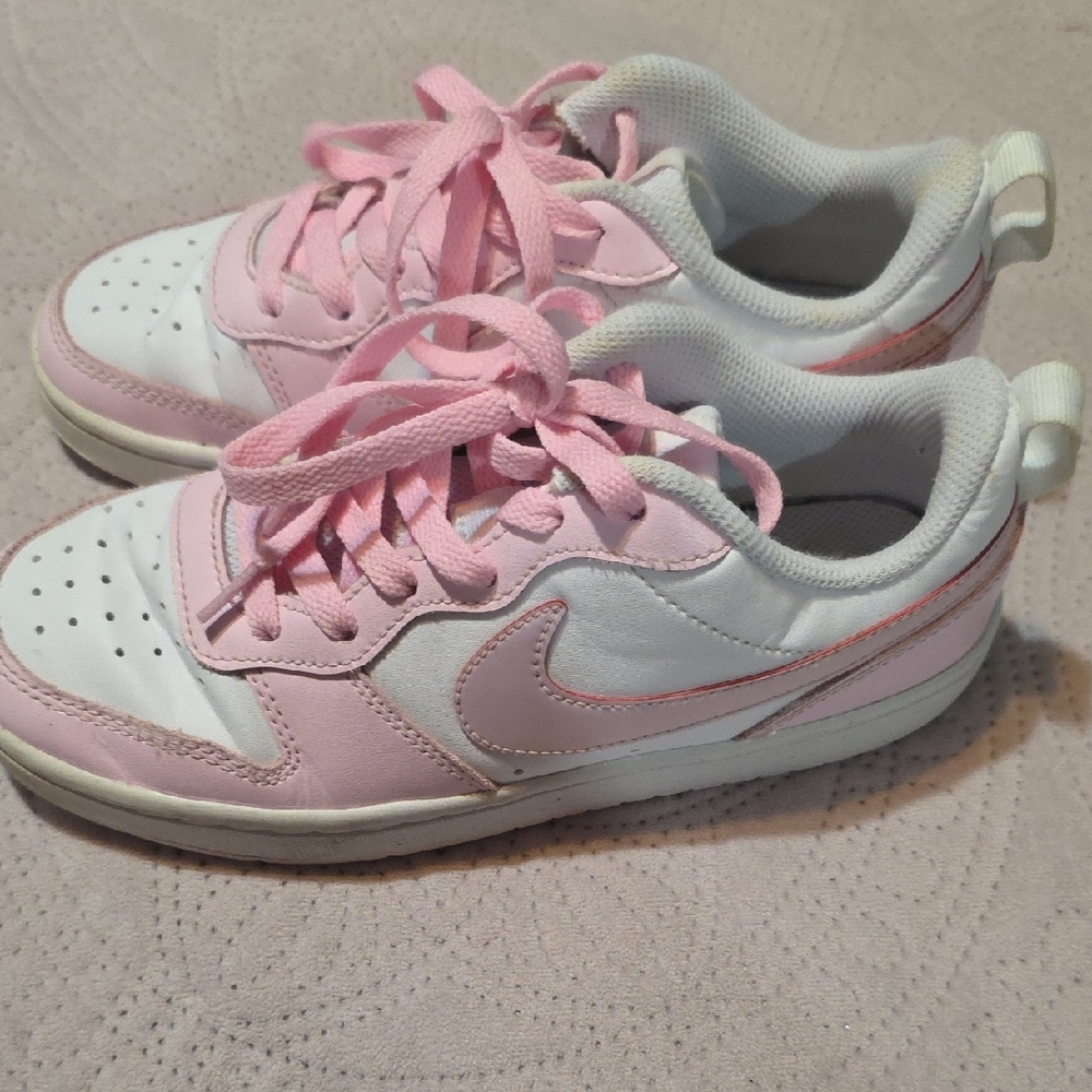 Nike Pink and White Athletic Shoes